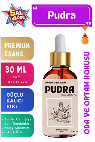 Aroma Terapi Lab PUDRA - Esansiyel Koku Yağı - Oda ve Ortam Kokusu - Aromatik...