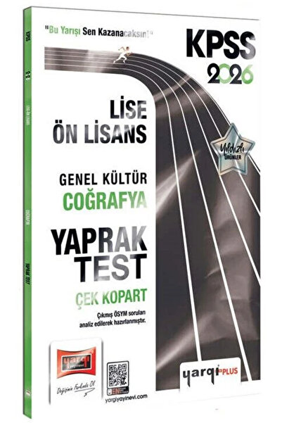 Yargı Yayınları 2026 Kpss Lise Ön Lisans Genel Kültür Coğrafya Çek Kopart Yap...
