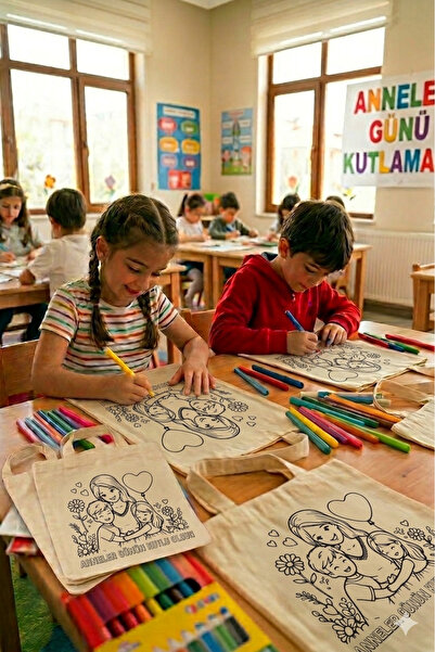 aprendi dünyanı ve kendini koru,ham bez kullan ANNELER GÜNÜ - Model -2 Çocukl...