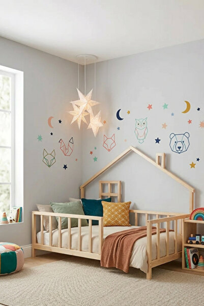 Loolpi Home – Unisex Montessori Bebek Ve Çocuk Karyolası Doğal Ahşap Yatak