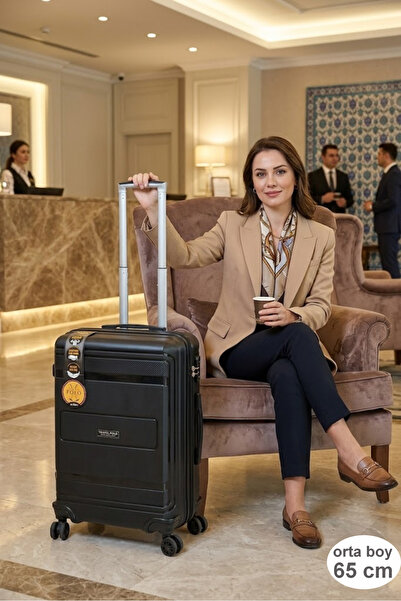 travelpolo PP ESNEK MALZEME KIRILMAZ ORTA BOY VALİZ