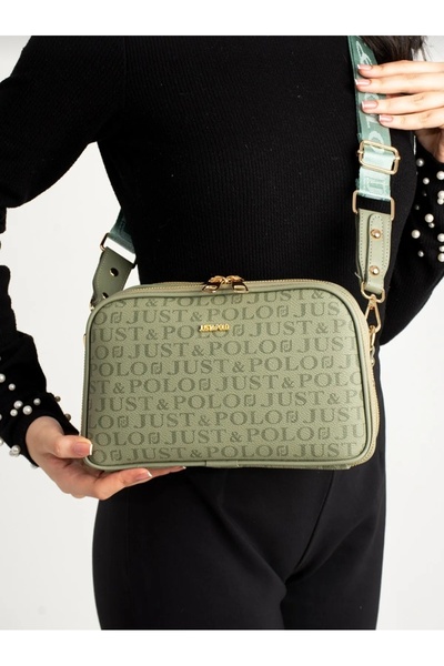 ÇANTAM GELSİN Geantă de umăr verde cu mai multe compartimente pentru femei, m...