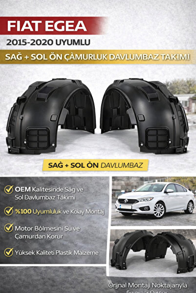 EP GARAJ OTOMOTİV FİAT EGEA 2015-2020 MODEL UYUMLU SAĞ SOL ÖN DAVLUMBAZ TAKIMI