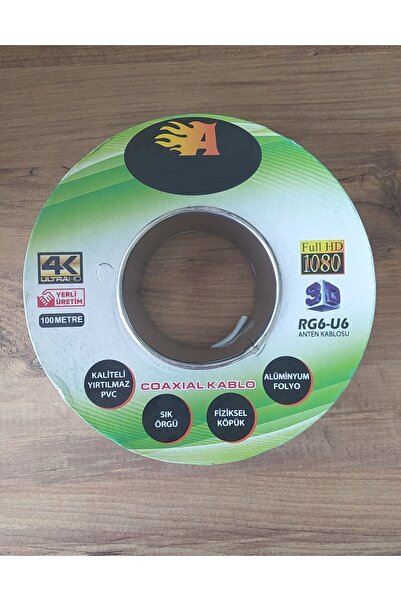 OGS Flexia Rg6-u6 Uydu Anten Kablosu 4k Ultra Hd Full Hd 1080 (100 Metre)