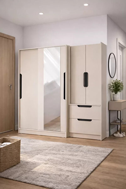 Abre 3026308 VİZON SİYAH SÜRGÜLÜ PORTMANTO SET