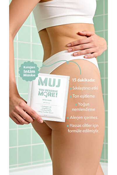 MUJ Genital Kolajen Maske 4’lü Set – Yenilenmiş & Toparlanmış Görünüm İçin in...