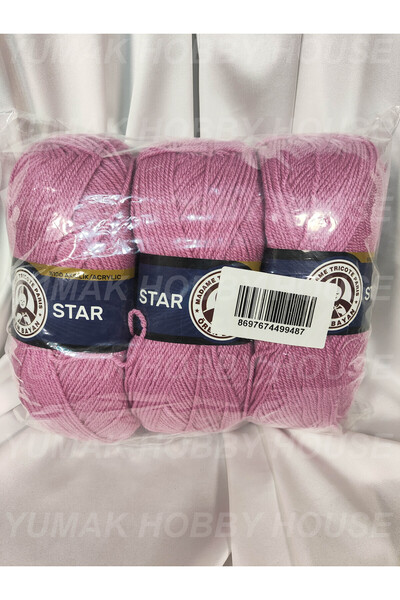 Ören Bayan Ören STAR Kurusu El Örgü İpi (3 Adet) - Renk: 049