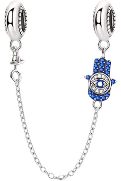 Fubena تميمة فاطمة الحمراء المتدلية على شكل يد