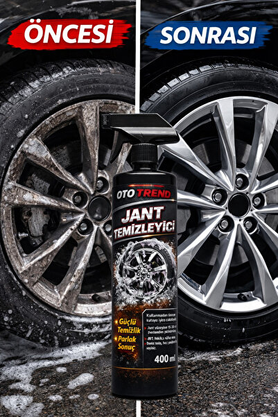 OtoTrend Jant Temizleyici Sprey 400 ml – Güçlü Temizlik, Parlak Sonuç, Oto Bakım Ürünü