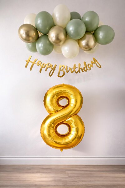 Patladı Gitti مجموعة عيد ميلاد مكونة من 8 سنوات من الرمال البحرية الخضراء وال...