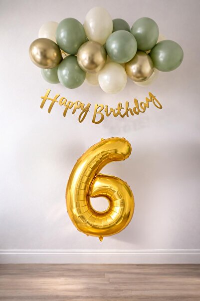 Patladı Gitti مجموعة عيد ميلاد مكونة من 6 سنوات من الرمال البحرية الخضراء وال...