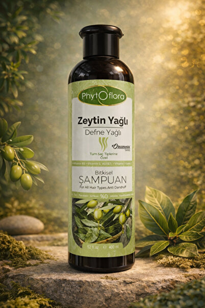 phyto flora ZEYTİN YAĞLI DEFNE YAĞLI ŞAMPUAN 400ML