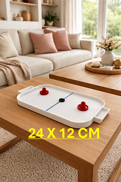 B2 Studio Mini Masa Hokeyi Oyunu 2 Kişilik Masa Üstü Eğlence Oyunu (24 X 12 CM)