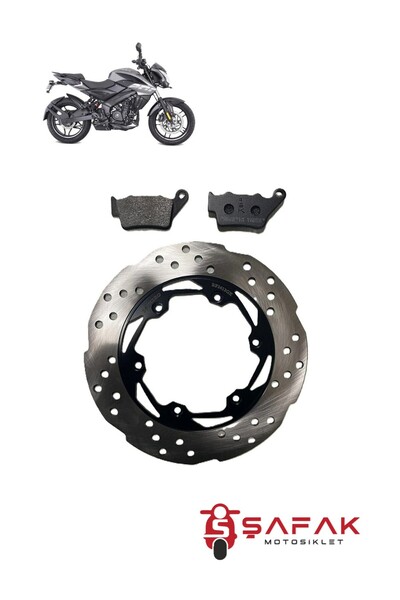 ŞAFAK MOTOSİKLET BAJAJ PULSAR NS200 RS200 ARKA DİSK VE FREN BALATASI