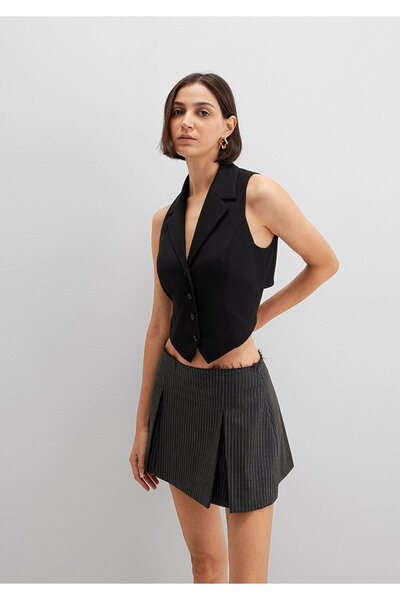 Mavi Wool Blend Black Blouse 1211416-900