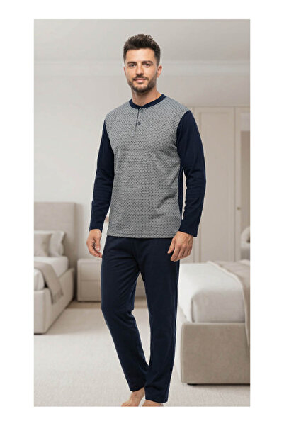 Rimoli %100 Pamuklu Jakarlı Süprem Erkek Pijama Takım 1004