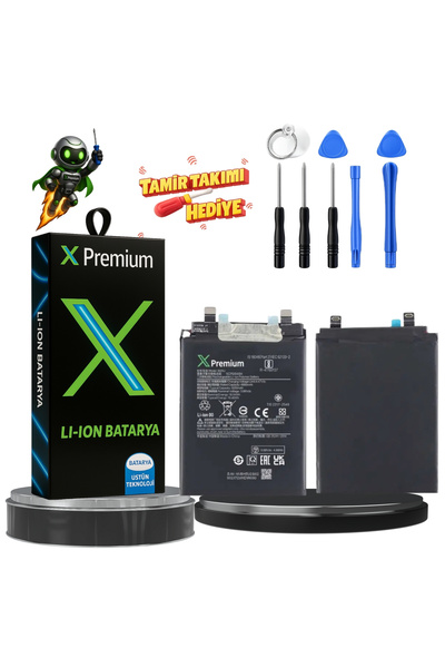 X PREMİUM Xpremium Xiaomi Redmi 13 Pro Plus 5G (BM5U) Batarya – 5000 mAh Süpe...