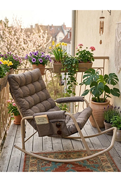 Yekta Home Roket Sallanan Koltuk | Rahat Tv, Okuma ve Emzirme Sandalyesi – Yu...