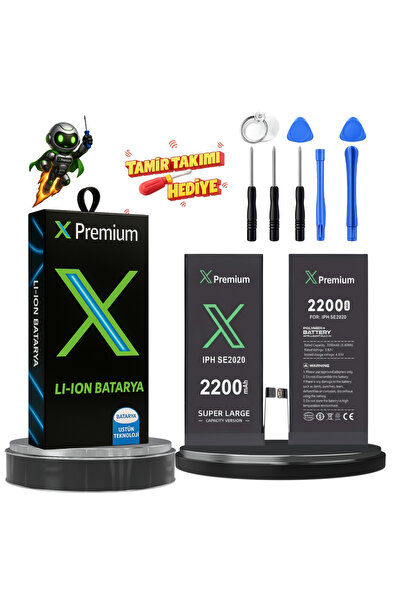 X PREMİUM İPhone Se 2020 2. Nesil Batarya Xpremium Pil Süper Yüksek Kapasitel...
