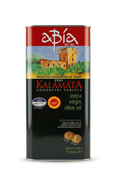 ABIA Ulei de Masline Extravirgin Premium, PDO, Aciditate 0,4%, Kalamata, 5L, ...