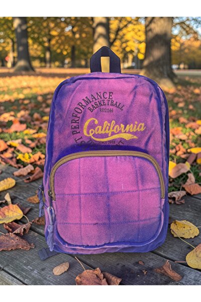 Old Cotton Quality Mini Vintage Casual Design Daily Backpack Travel Bag 19 cm...