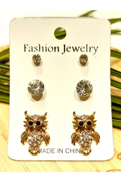 Monalisa Home Owl Figured Multiple Earring Set