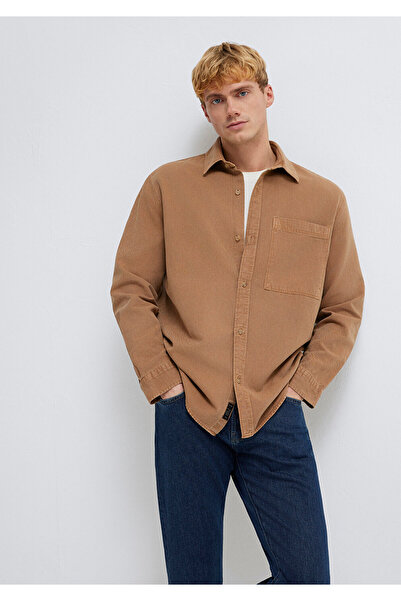 Mavi Herren-Hemd ohne Denim-Effekt mit Taschen M0211827-88616