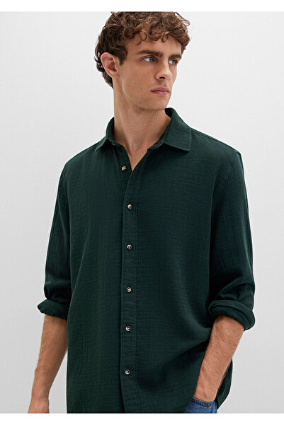 Mavi Cămașă verde Regular Fit / Normal croială 0211518-85370