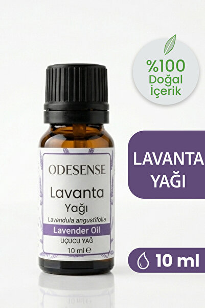 ODESENSE Tıbbi Lavanta Uçucu Yağı 10 ml %100 Doğal Ve Saf Içerik Damlalıklı K...