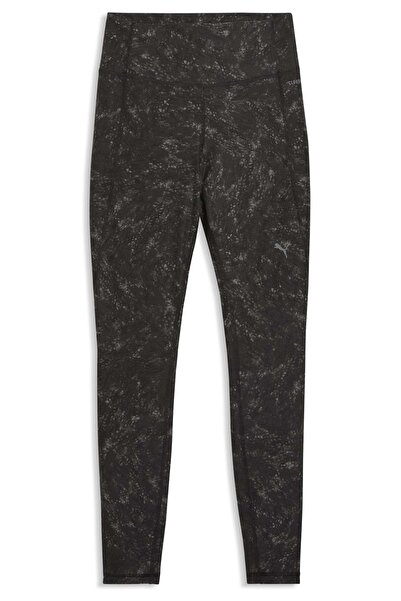 Puma 528464-01 W Cloudspun Tight Aop Hw FL Γυναικείο κολάν ΜΑΥΡΟ