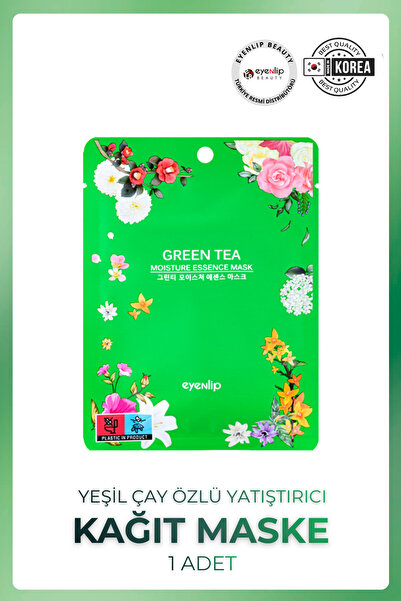 Eyenlip Beauty Yeşil Çay Özlü Sıkılaştırıcı Ve Yaşlanma Karşıtı Kağıt Maske