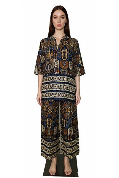 Generic Women's Digital Print Co-Ord Set, Heavy Rayon Fabric, 2 Piece Outfit