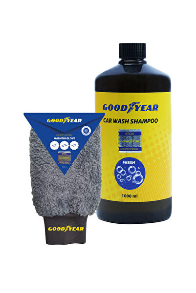 Goodyear Oto Şampuan Ve Yıkama Eldiven Seti