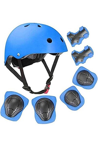 Arabest 7-Piece Kids Helmet Set with Knee Elbow Wrist Pads for Bicycle Skateb...