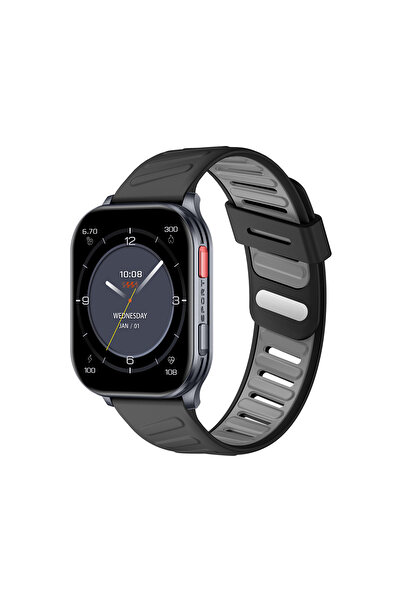 Bix TSW4 47mm Ultra İnce 2.04” AMOLED Ekranlı Dahili LED Fenerli, Bluetooth A...