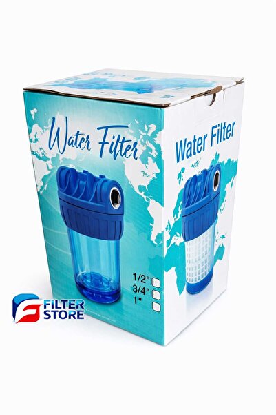 Filter Store Kombi, Daire, Bina Girişi 5'' Yıkanabilir Filtreli Tortu Çamur P...