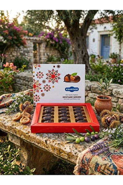 kibarzade kestane şekeri Çikolata Kaplamalı Kestane Şekeri - 320 gr