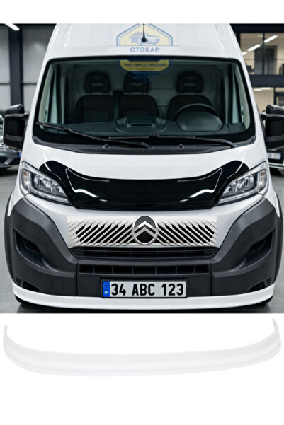 Genel Markalar Citroen Jumper 2014-2025 Ön Tampon Lip Eki Karlık Beyaz Piano ...