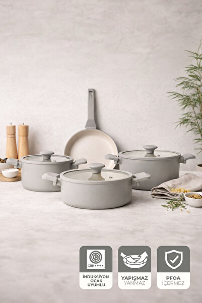 Kitchen Life Gigilli Luna 7 Piece Crystal Pot and Pan Set