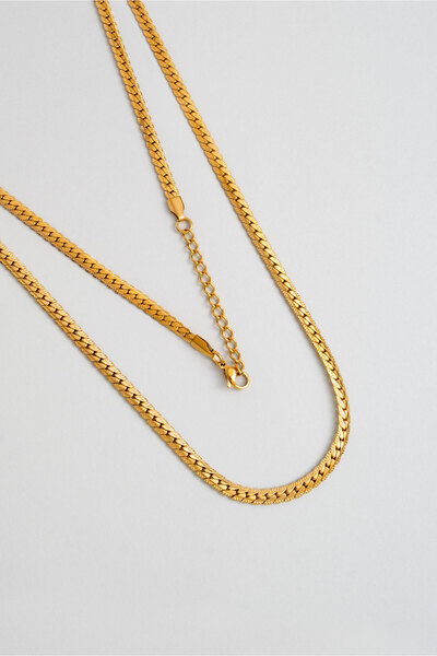 So CHIC... Knitted Model Steel Men's Necklace