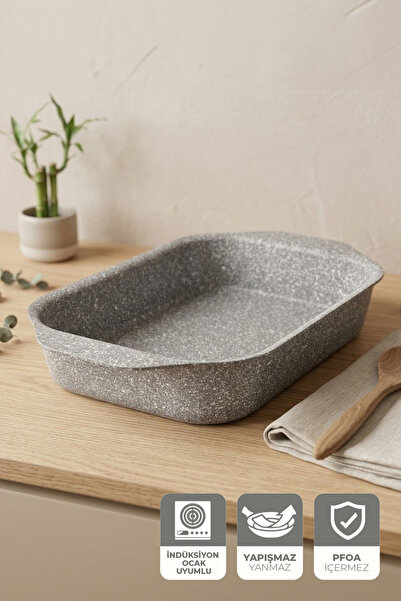 Kitchen Life صينية خبز مستطيلة من الجرانيت من جيجيلي أورلا مقاس 35×25 سم