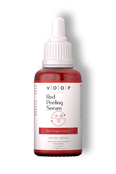 VOOP Red Peeling Serum 30 ml |   Skin Tone Equalizer and Renewal |   10% Aha,...