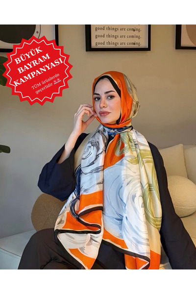 zesu co İthal Vual İpek Şal İç Göstermeyen Kaymayan Tesettür Şal
