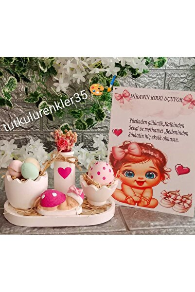 tutkulu renkler35 40 Kırk Uçurma Sepeti/Baby shower /Bebek Hediyelik /teyze S...