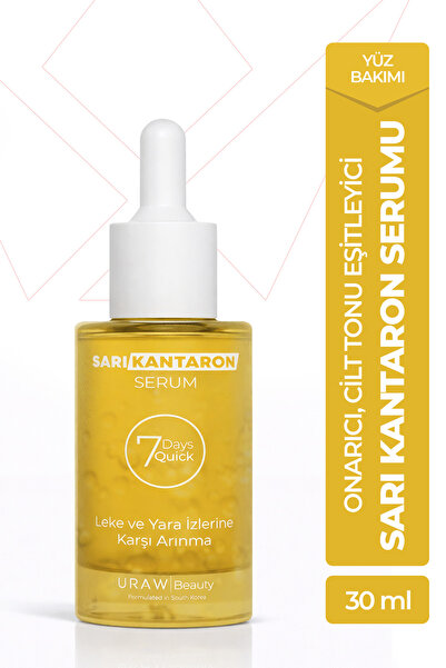 Uraw Sarı Kantaron Serumu | Cilt Tonu Eşitleyici & Onarıcı Bakım 30 ml
