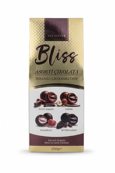 Patiswiss Bliss Karışık Dolgulu Çikolata, 250G
