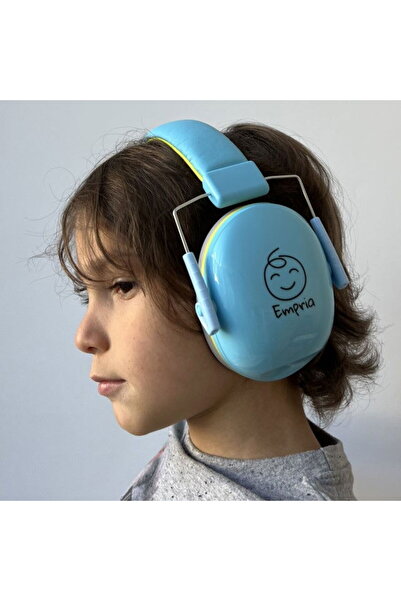 Empria Casti antifonice pentru copii, dimensiune ajustabila, Bleu, casti copi...
