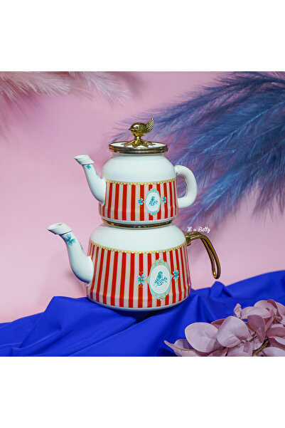 Miss Betty Bellisima Emaye Çaydanlık