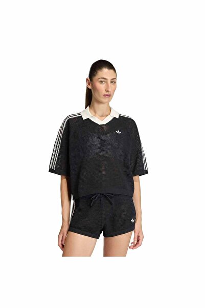 adidas Crochet Polo Kadın Polo T-shirt KC6491