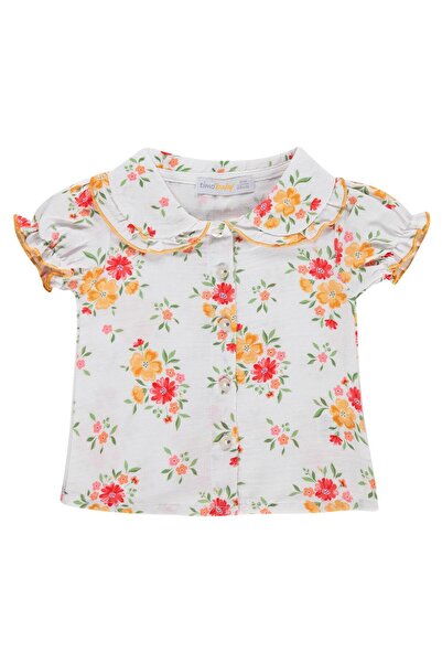 ZEYNEVA Bluză Timo Superlok Detailed guler tip Peter Pan 6-18 luni - Roșu 9-1...